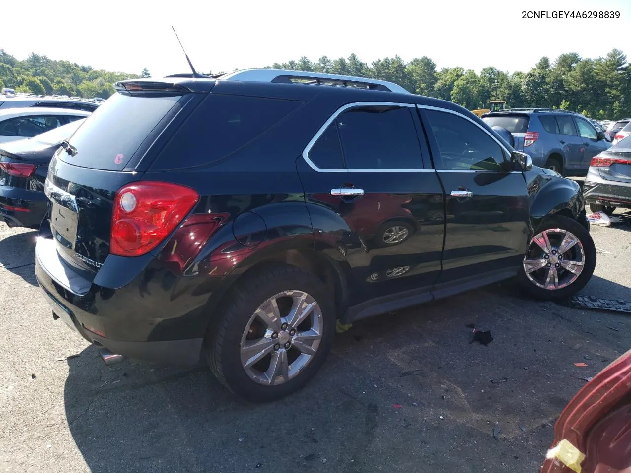 2010 Chevrolet Equinox Ltz VIN: 2CNFLGEY4A6298839 Lot: 57280984