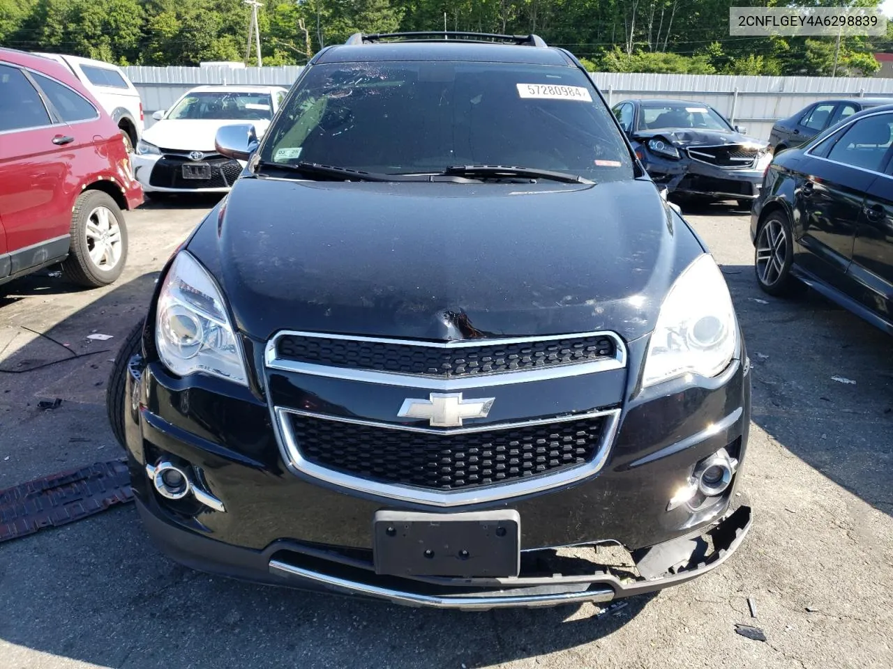 2010 Chevrolet Equinox Ltz VIN: 2CNFLGEY4A6298839 Lot: 57280984