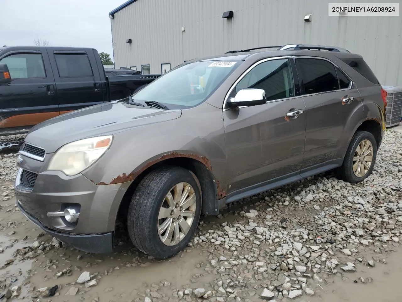 2010 Chevrolet Equinox Lt VIN: 2CNFLNEY1A6208924 Lot: 59342904