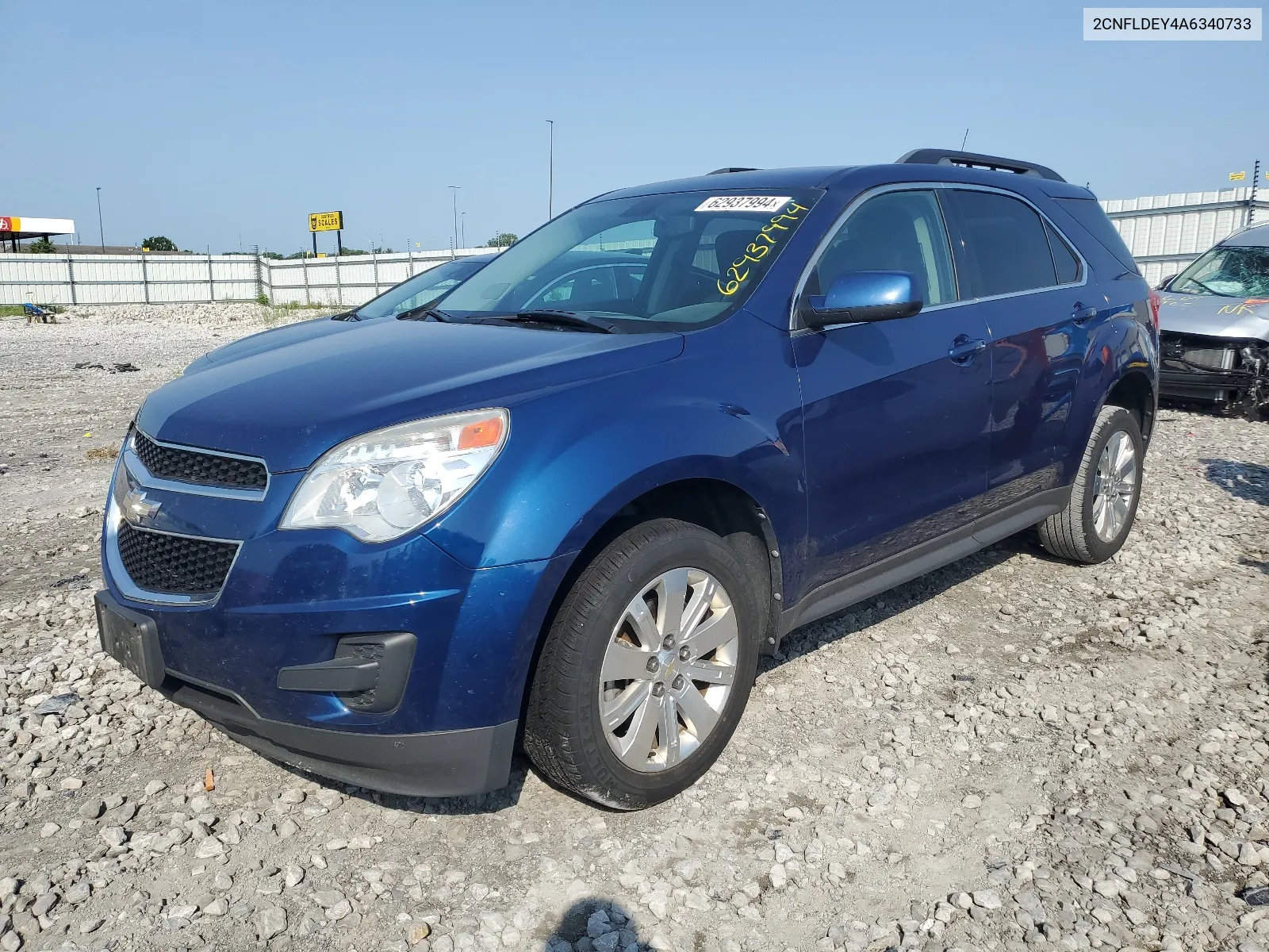 2010 Chevrolet Equinox Lt VIN: 2CNFLDEY4A6340733 Lot: 62937994