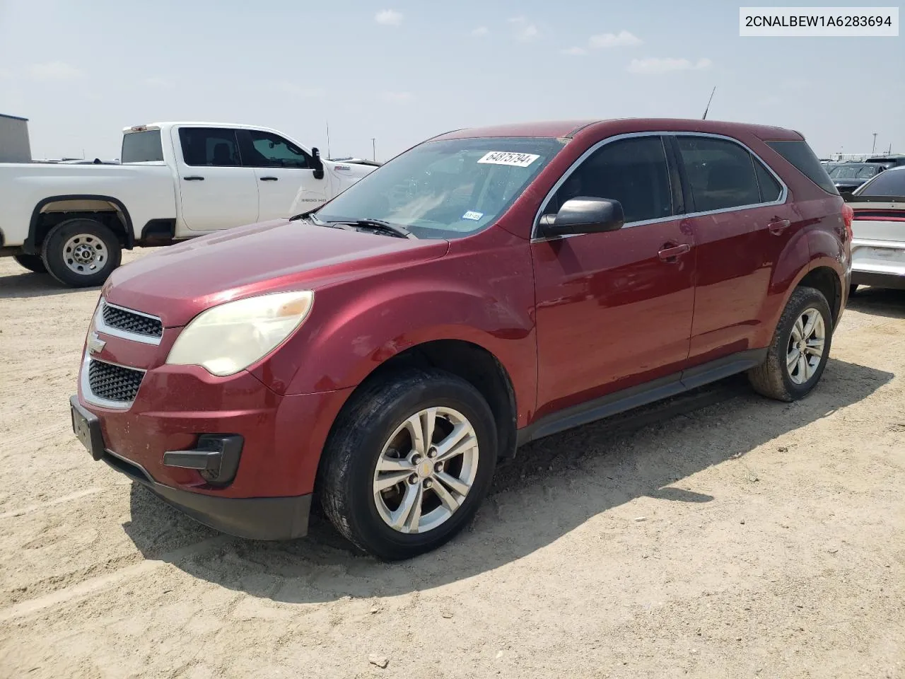 2010 Chevrolet Equinox Ls VIN: 2CNALBEW1A6283694 Lot: 64875794