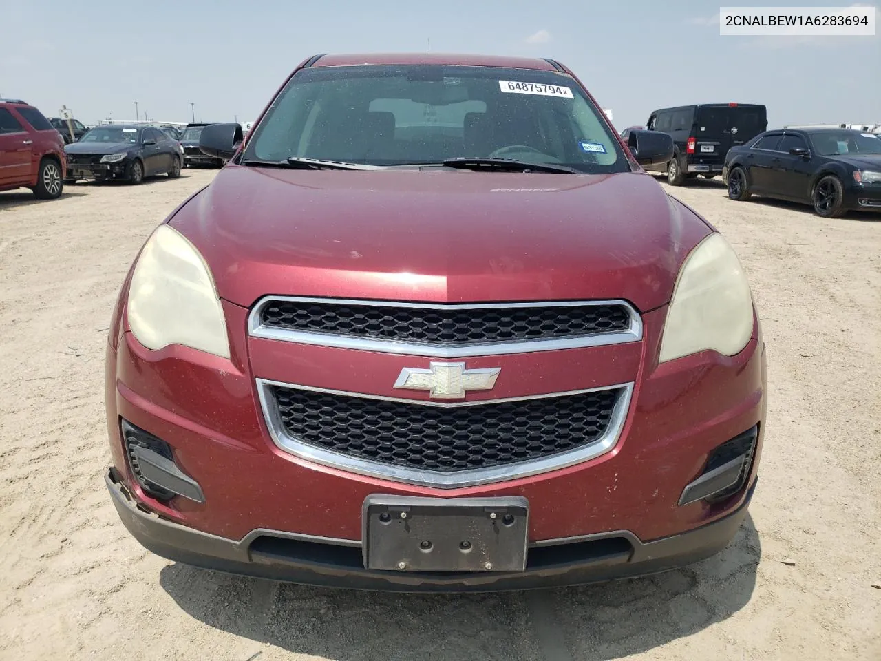 2010 Chevrolet Equinox Ls VIN: 2CNALBEW1A6283694 Lot: 64875794