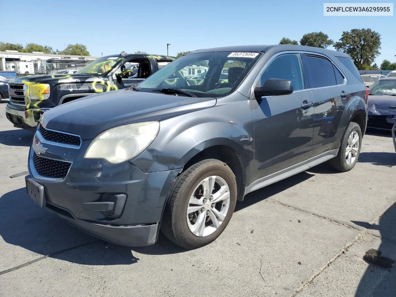 2010 Chevrolet Equinox Ls VIN: 2CNFLCEW3A6295955 Lot: 66372694