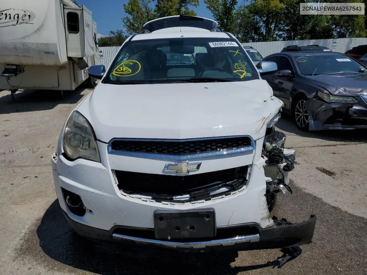 2CNALPEW8A6257543 2010 Chevrolet Equinox Lt