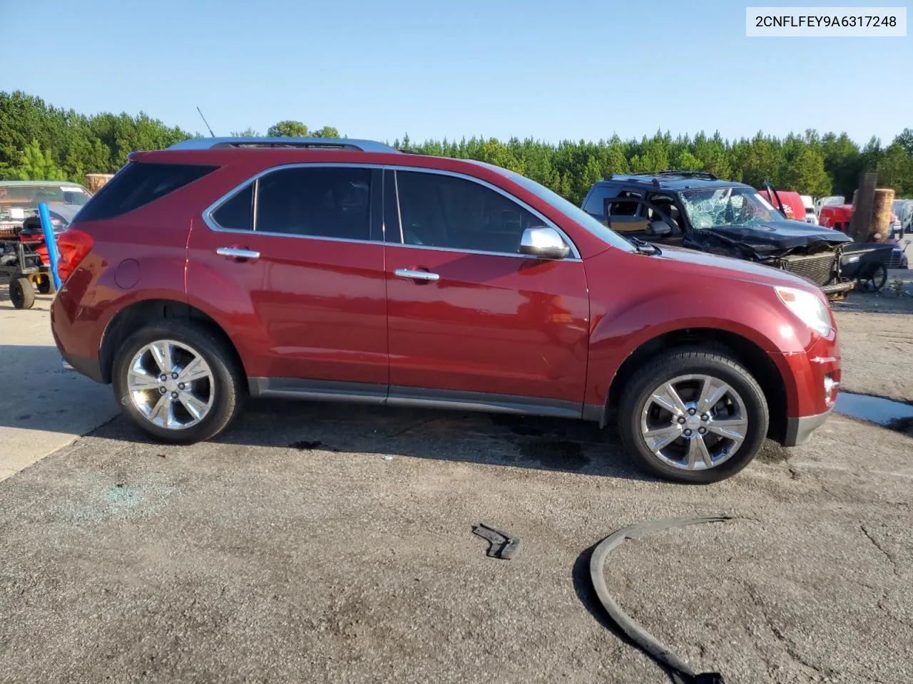 2010 Chevrolet Equinox Ltz VIN: 2CNFLFEY9A6317248 Lot: 67208244