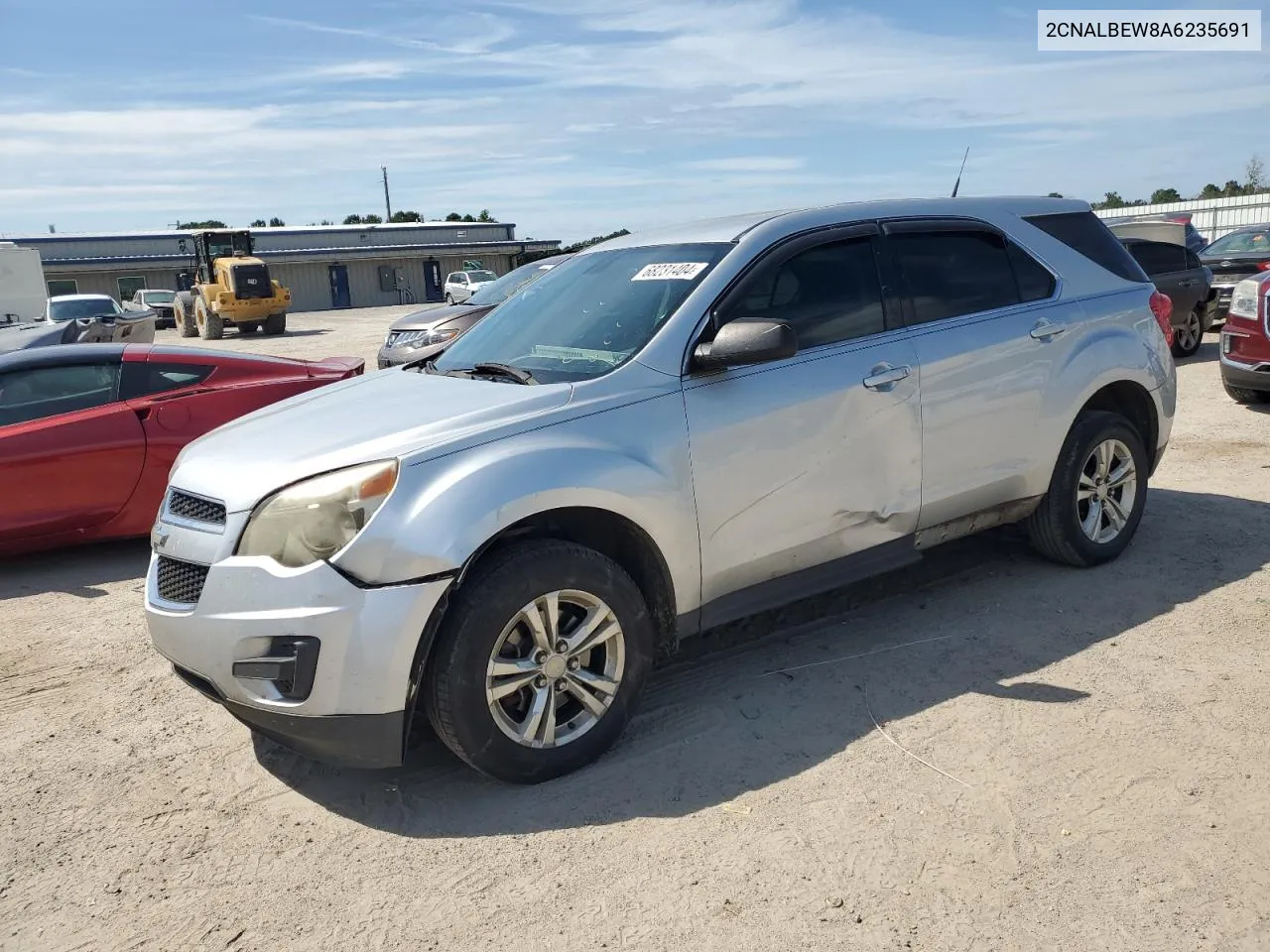 2CNALBEW8A6235691 2010 Chevrolet Equinox Ls