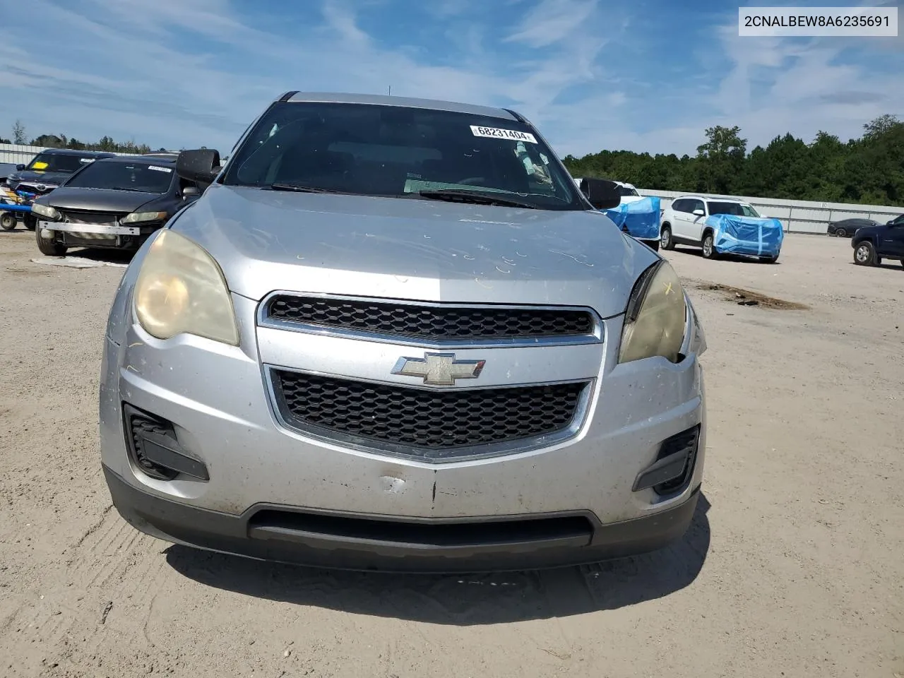 2CNALBEW8A6235691 2010 Chevrolet Equinox Ls