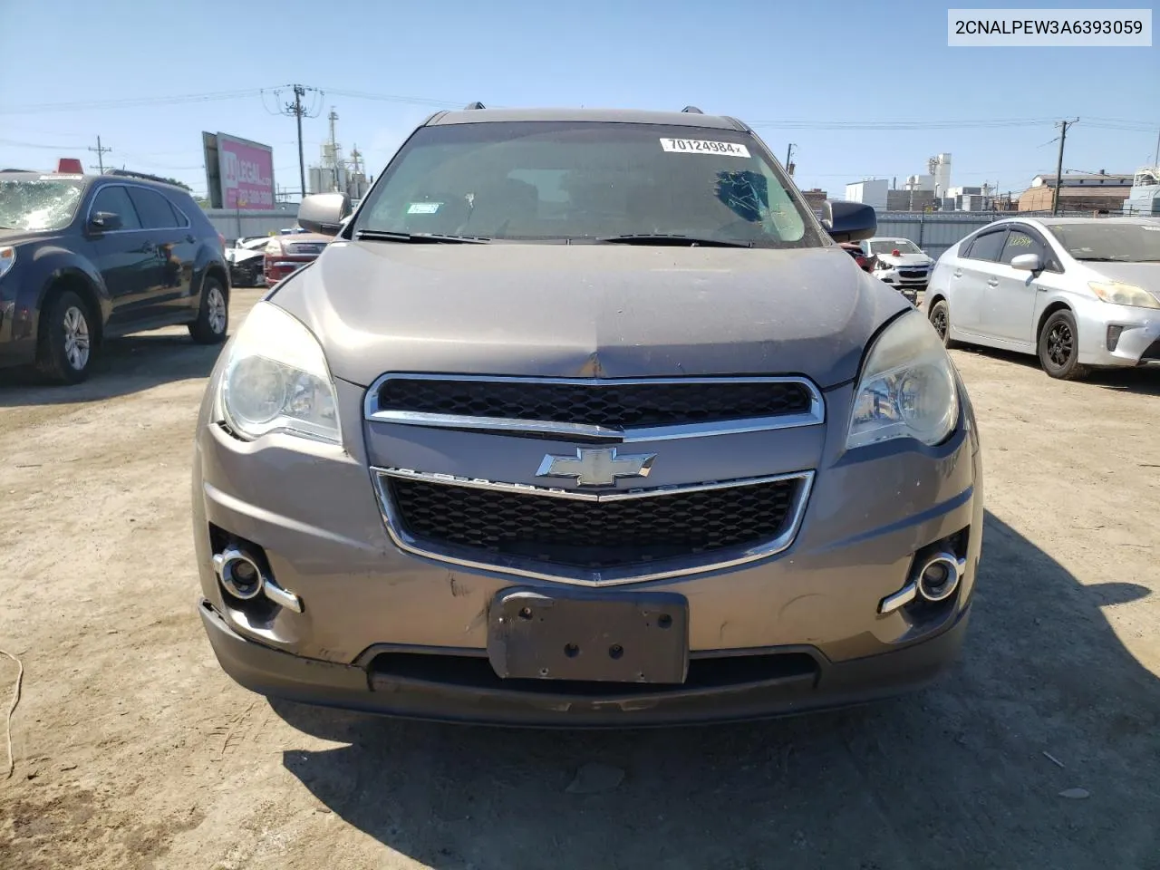 2010 Chevrolet Equinox Lt VIN: 2CNALPEW3A6393059 Lot: 70124984