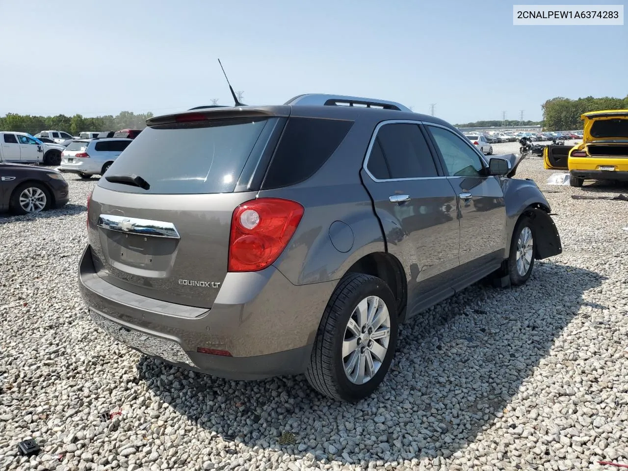 2CNALPEW1A6374283 2010 Chevrolet Equinox Lt