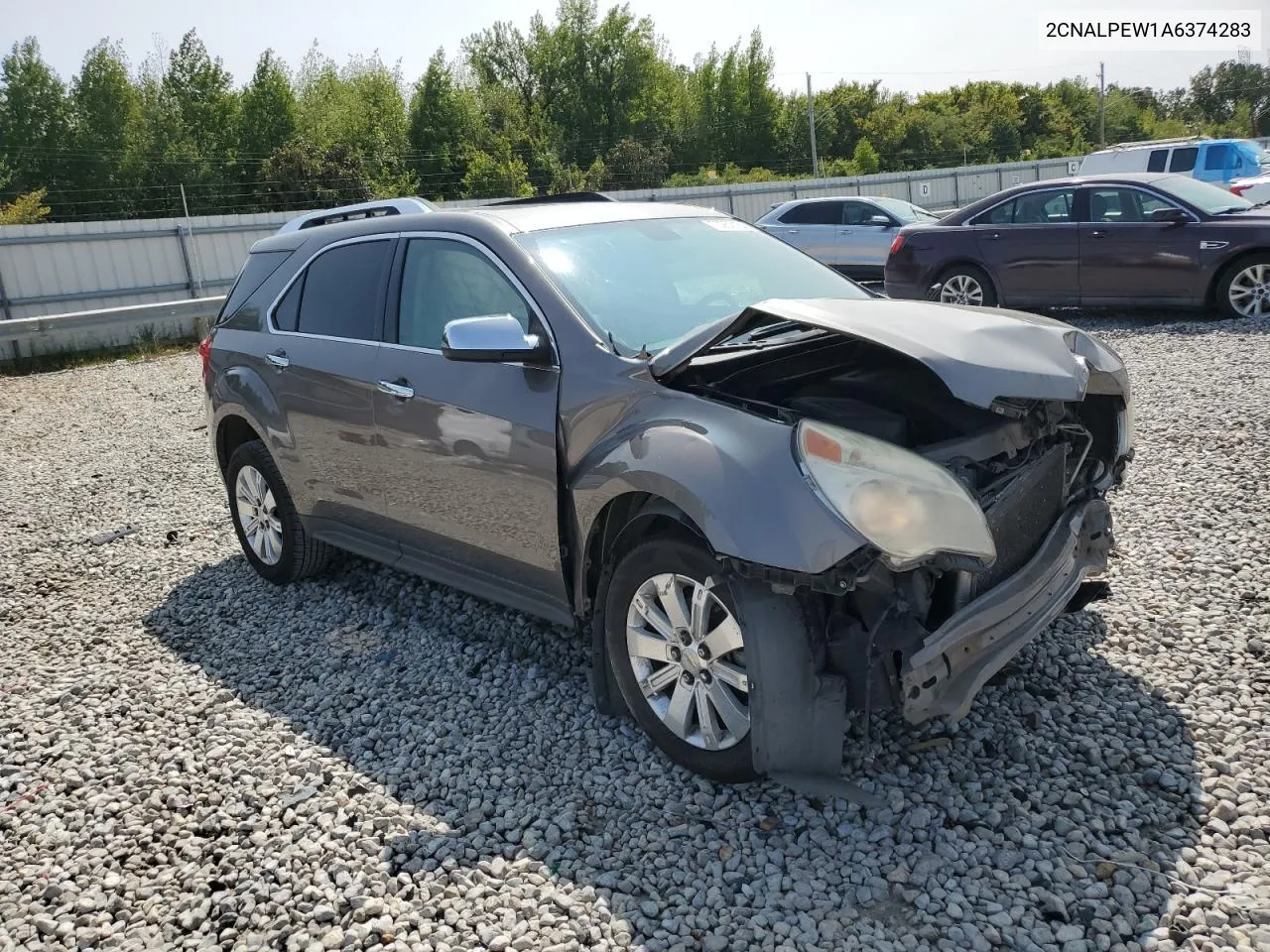 2CNALPEW1A6374283 2010 Chevrolet Equinox Lt