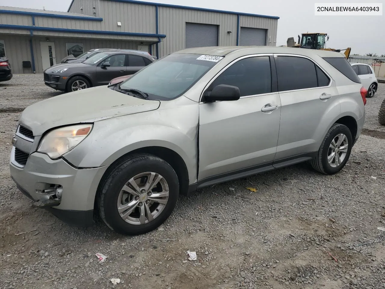 2CNALBEW6A6403943 2010 Chevrolet Equinox Ls