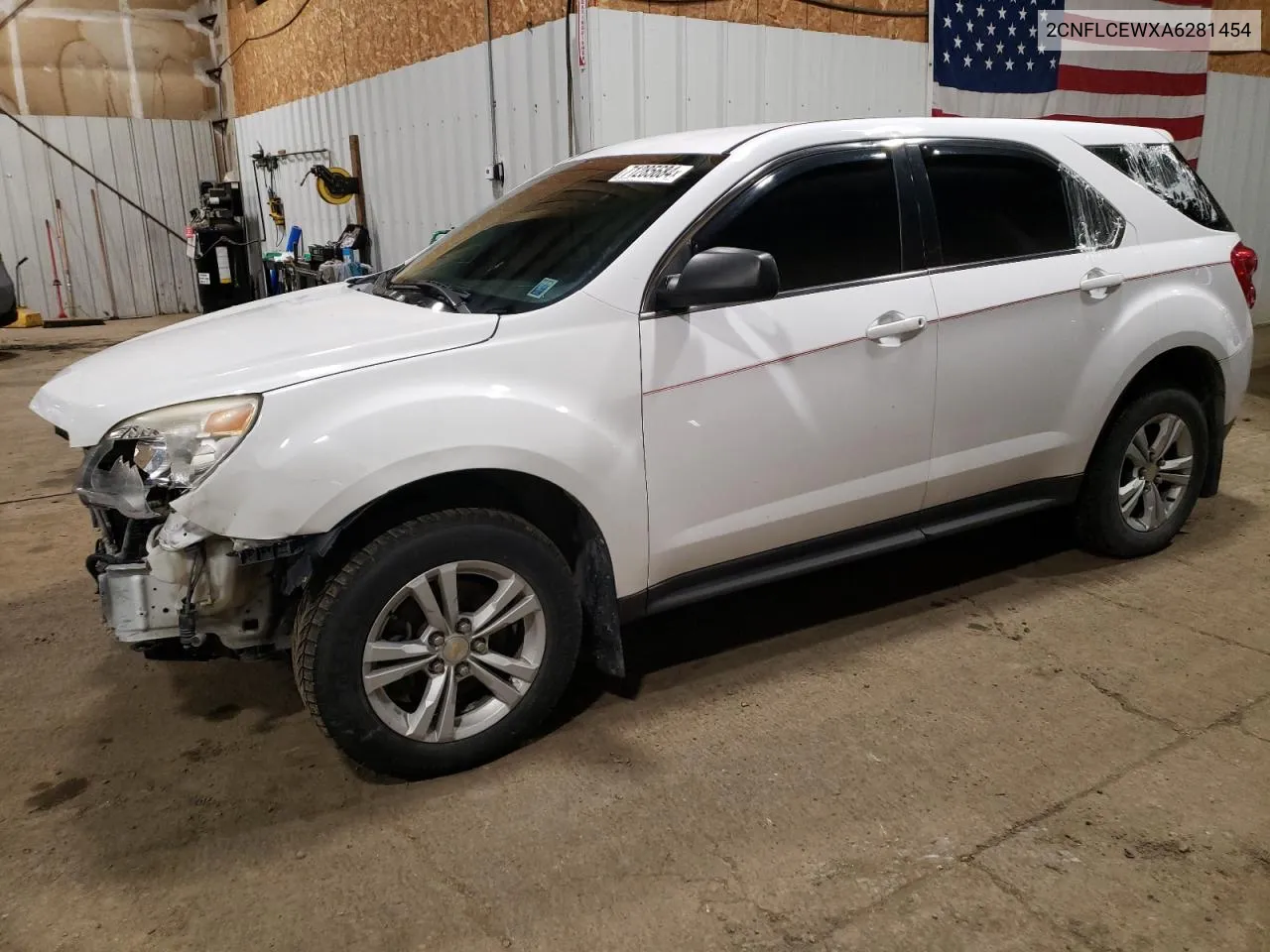 2CNFLCEWXA6281454 2010 Chevrolet Equinox Ls