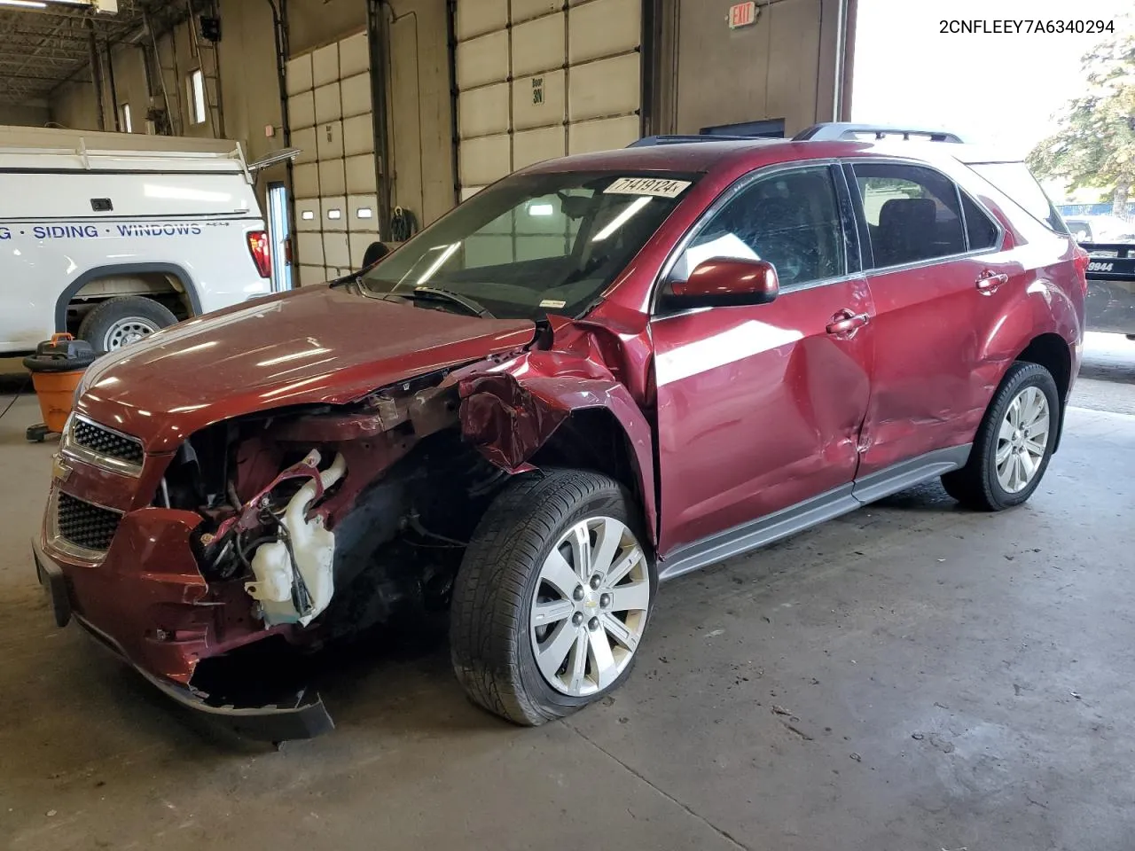 2010 Chevrolet Equinox Lt VIN: 2CNFLEEY7A6340294 Lot: 71419124