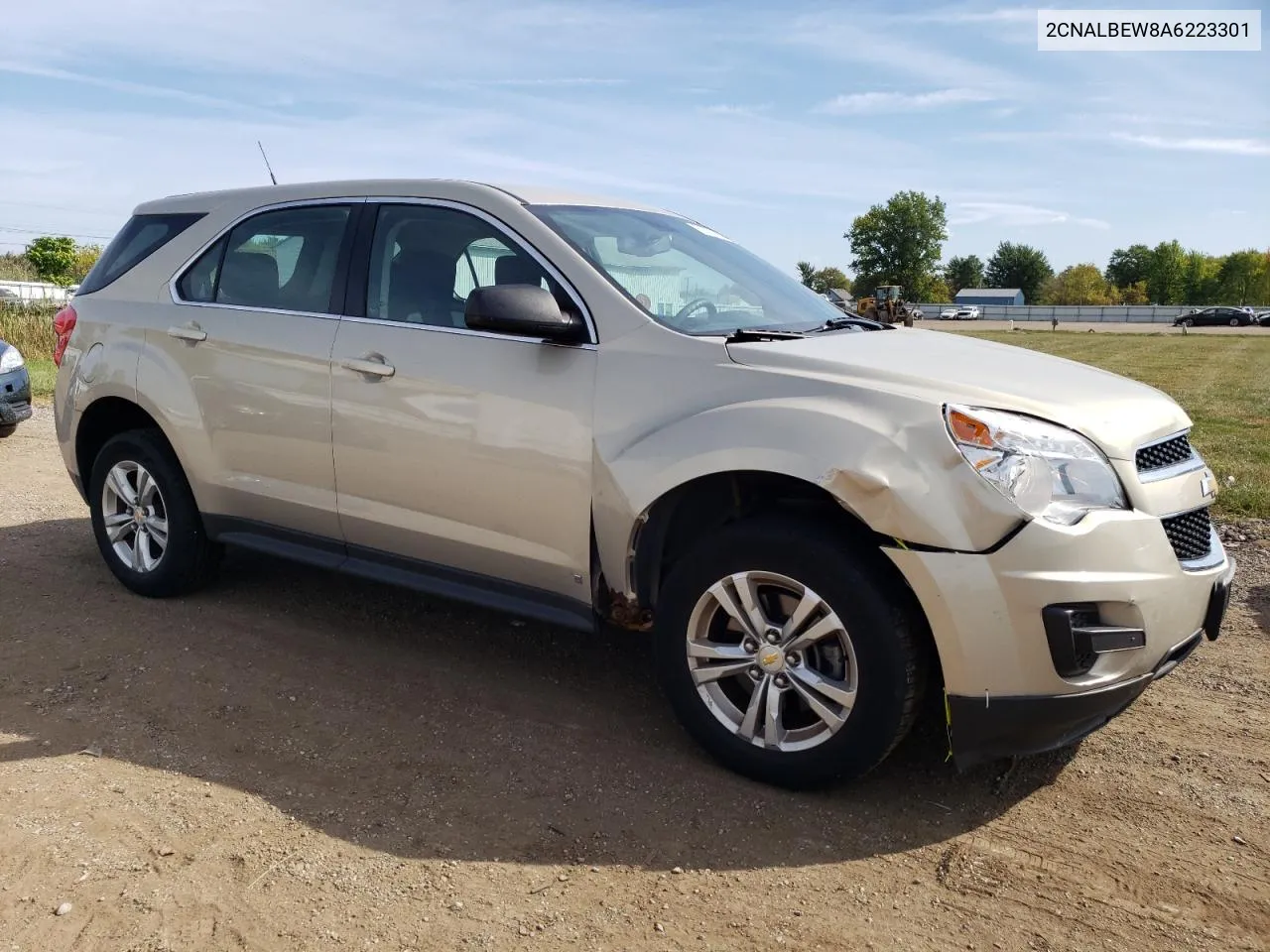 2CNALBEW8A6223301 2010 Chevrolet Equinox Ls