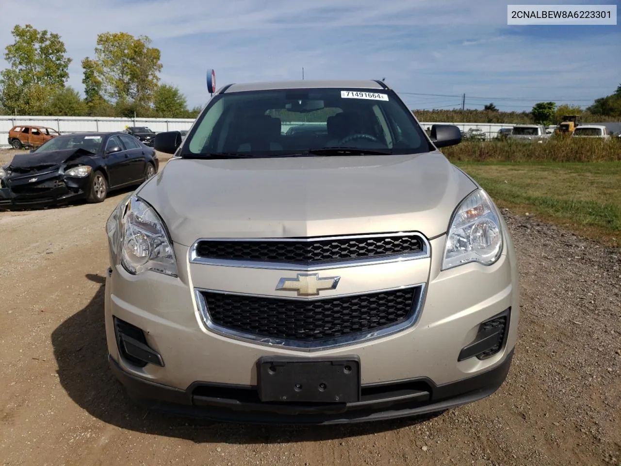 2CNALBEW8A6223301 2010 Chevrolet Equinox Ls