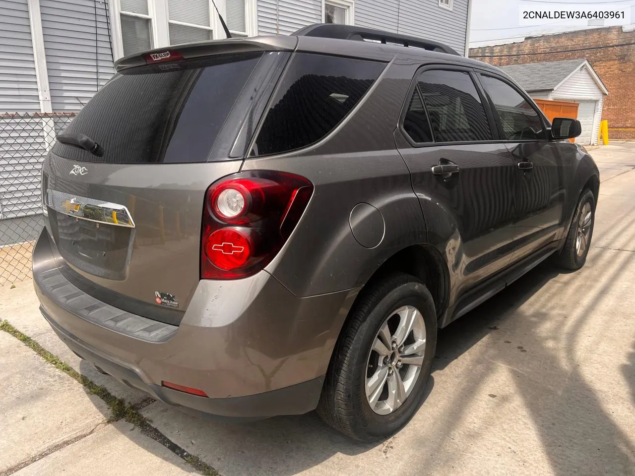 2010 Chevrolet Equinox Lt VIN: 2CNALDEW3A6403961 Lot: 71521554