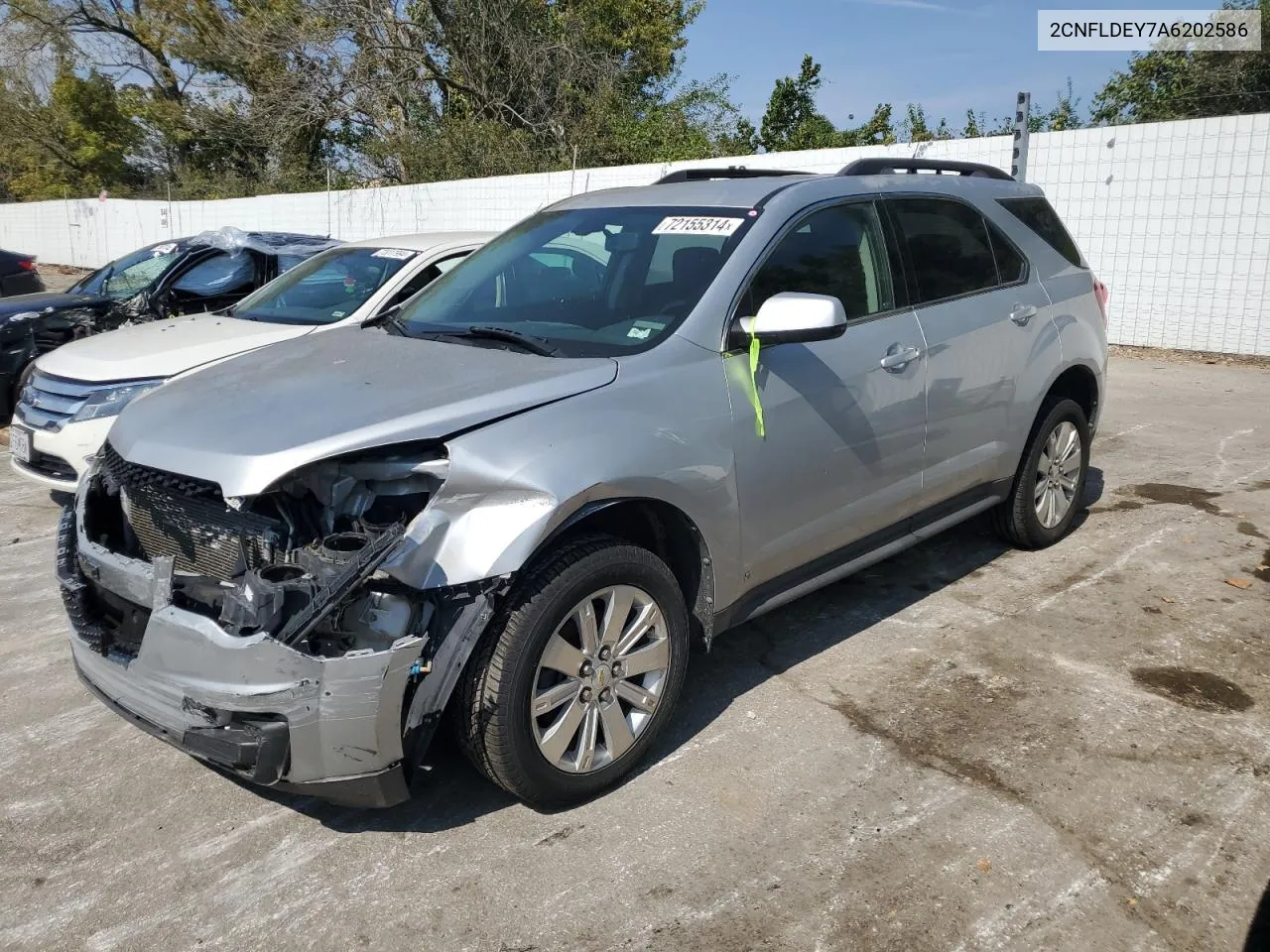 2010 Chevrolet Equinox Lt VIN: 2CNFLDEY7A6202586 Lot: 72155314