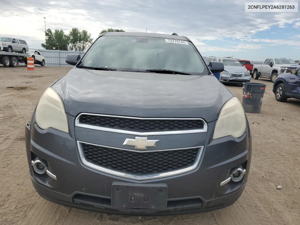 2010 Chevrolet Equinox Lt VIN: 2CNFLPEY2A6281263 Lot: 72278744