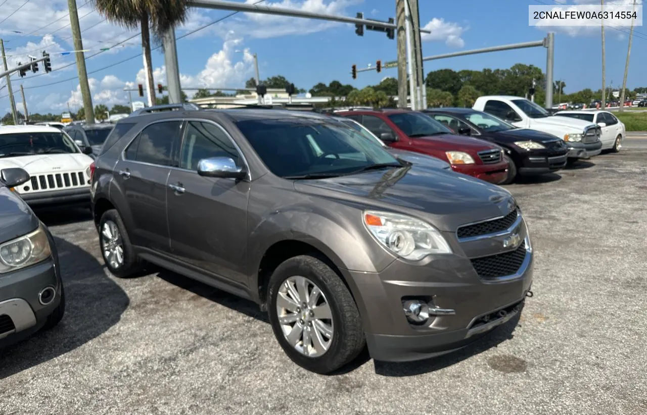 2010 Chevrolet Equinox Ltz VIN: 2CNALFEW0A6314554 Lot: 72433014