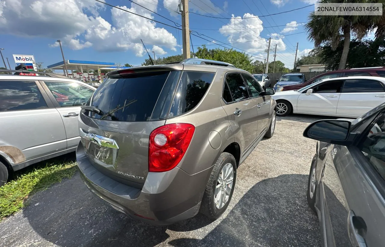 2010 Chevrolet Equinox Ltz VIN: 2CNALFEW0A6314554 Lot: 72433014