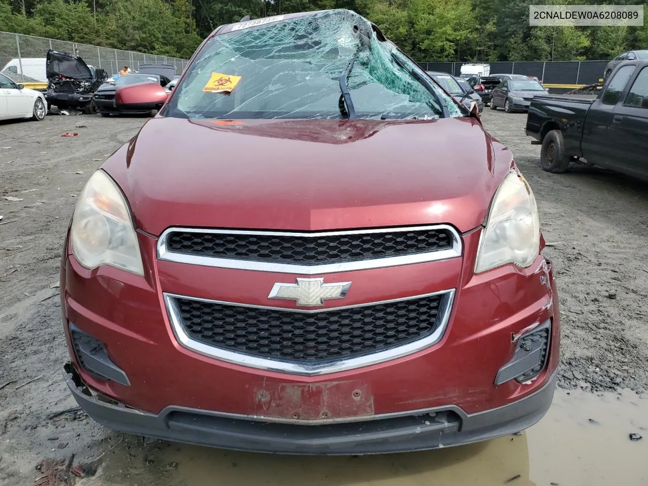 2010 Chevrolet Equinox Lt VIN: 2CNALDEW0A6208089 Lot: 72788744