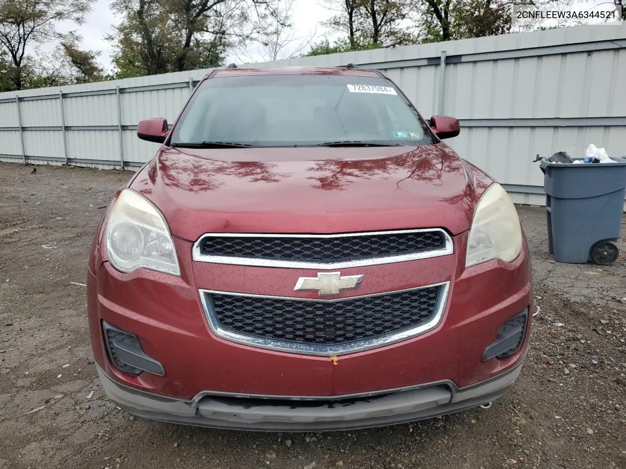 2CNFLEEW3A6344521 2010 Chevrolet Equinox Lt