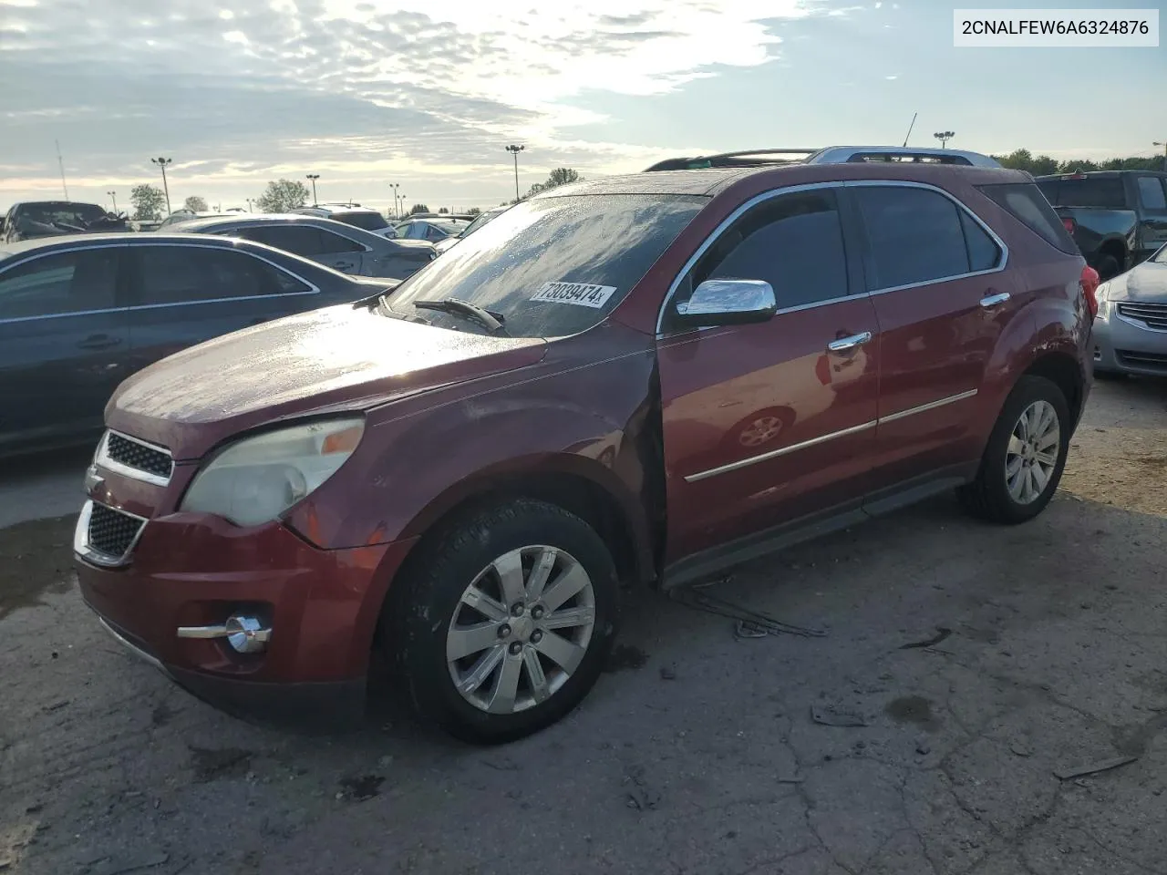 2010 Chevrolet Equinox Ltz VIN: 2CNALFEW6A6324876 Lot: 73039474