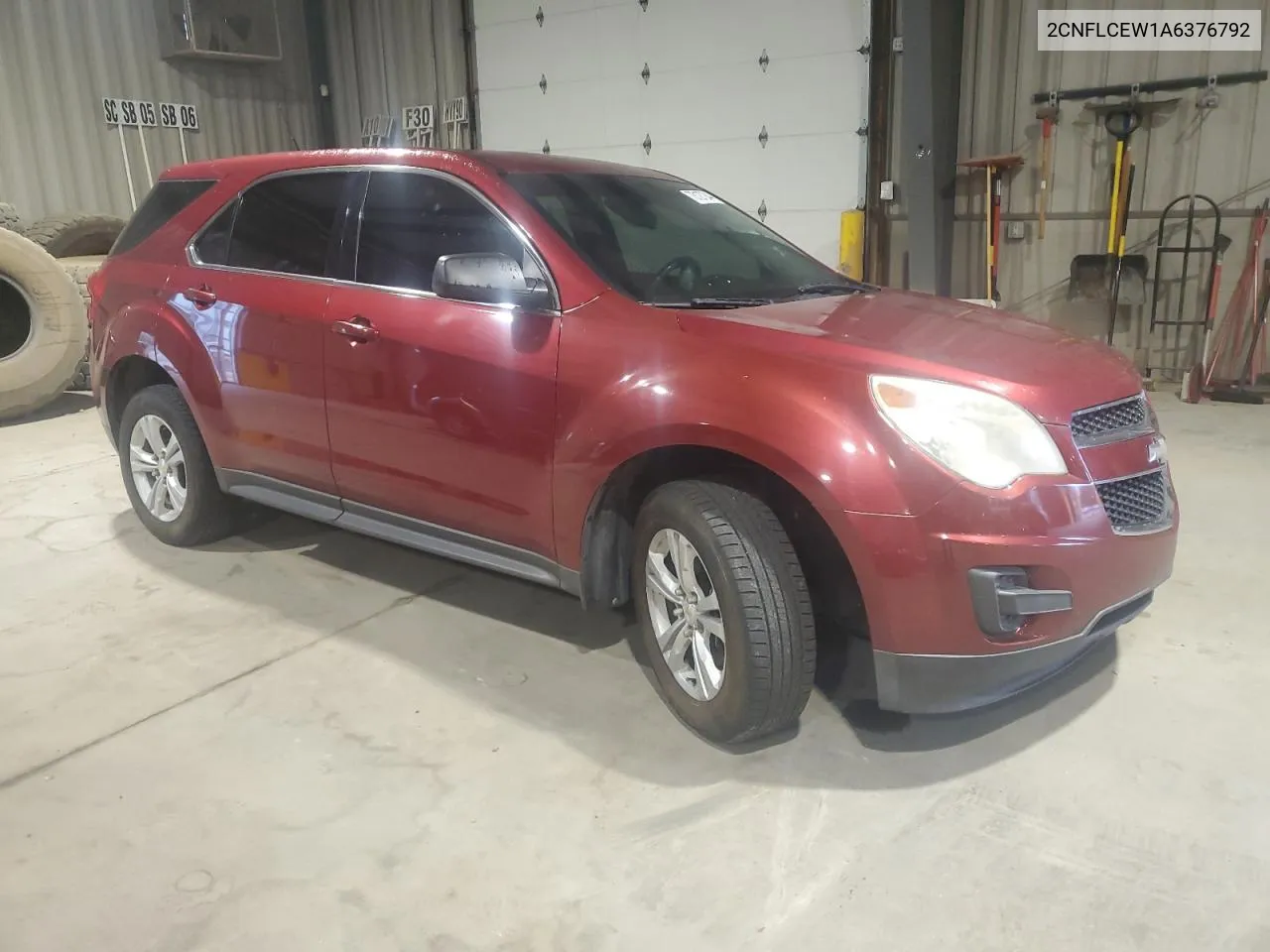 2CNFLCEW1A6376792 2010 Chevrolet Equinox Ls