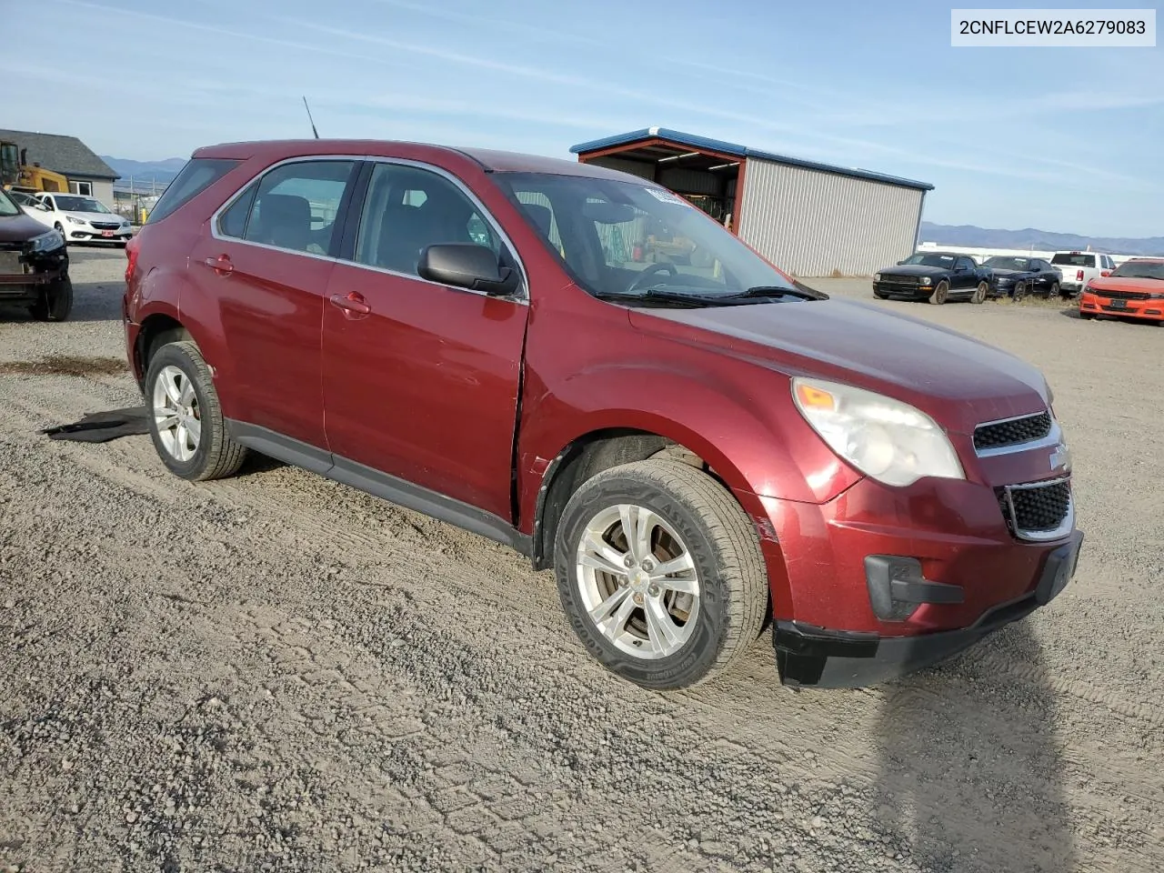 2CNFLCEW2A6279083 2010 Chevrolet Equinox Ls