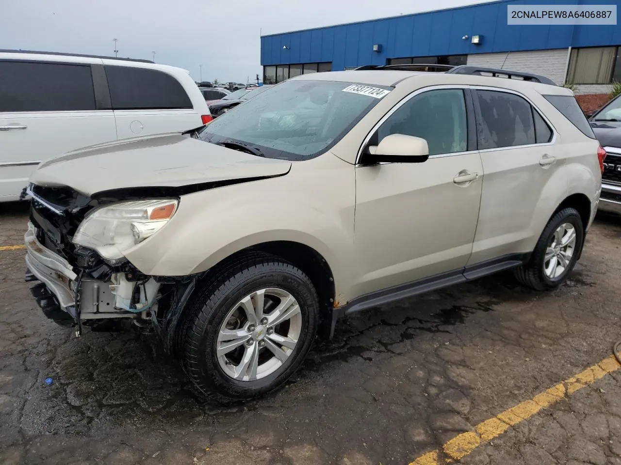 2010 Chevrolet Equinox Lt VIN: 2CNALPEW8A6406887 Lot: 73377124