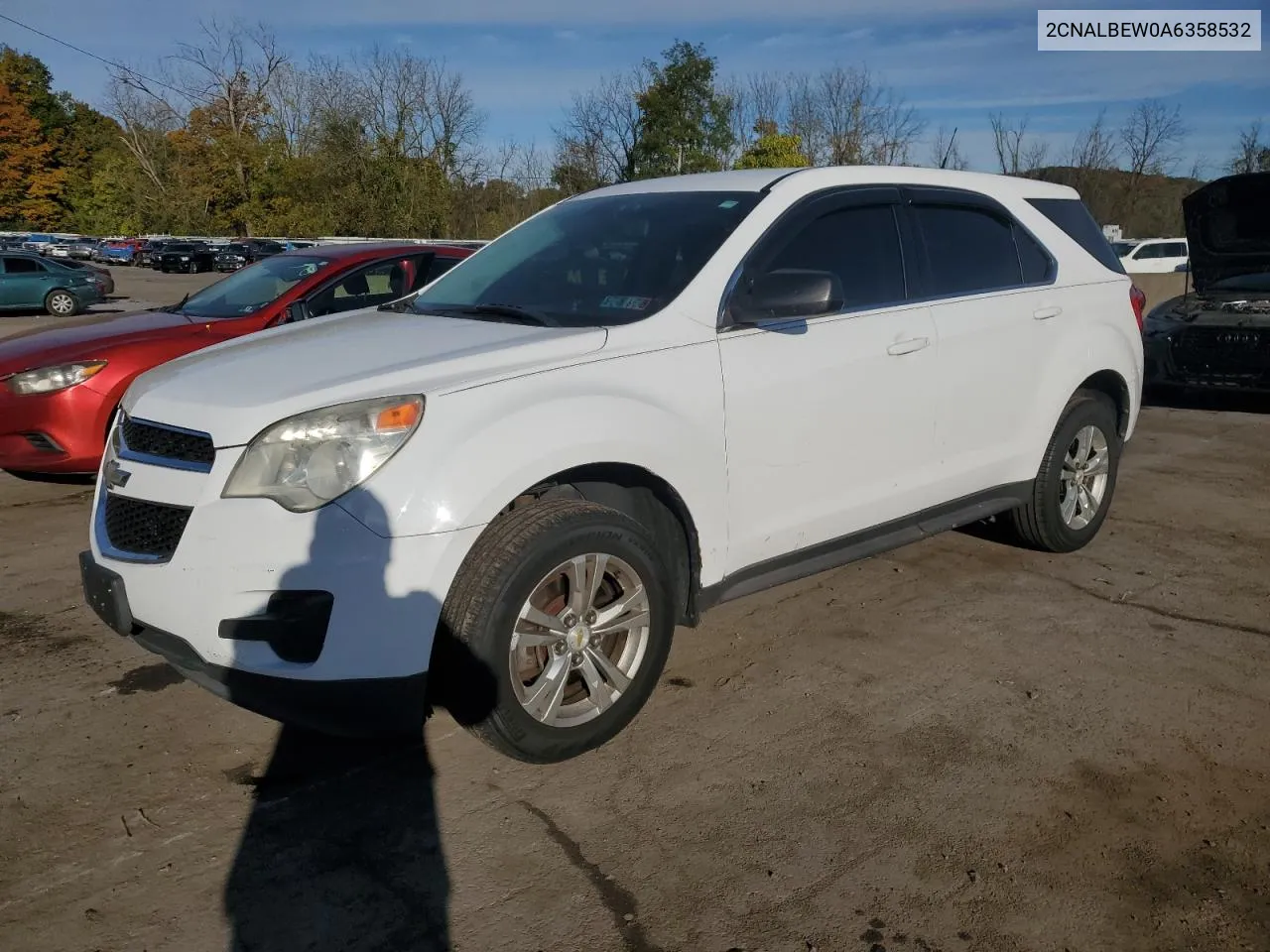 2010 Chevrolet Equinox Ls VIN: 2CNALBEW0A6358532 Lot: 75957554