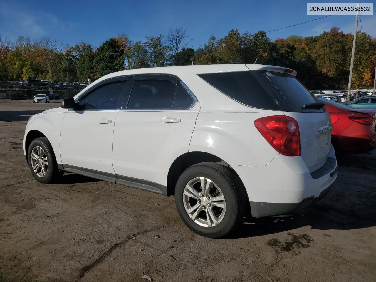 2010 Chevrolet Equinox Ls VIN: 2CNALBEW0A6358532 Lot: 75957554