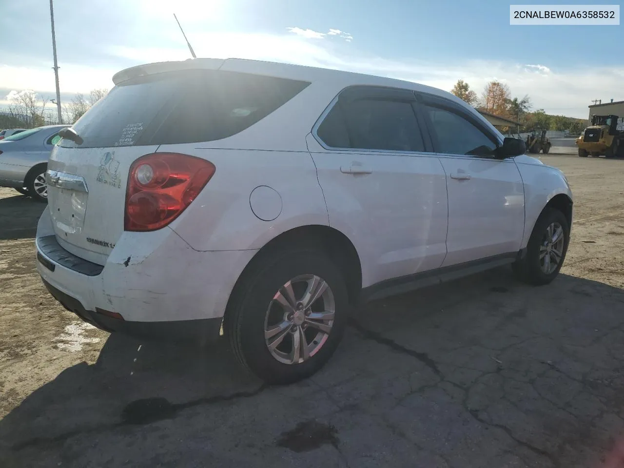 2010 Chevrolet Equinox Ls VIN: 2CNALBEW0A6358532 Lot: 75957554