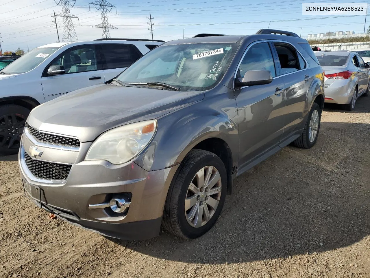 2010 Chevrolet Equinox Lt VIN: 2CNFLNEY9A6288523 Lot: 76176734