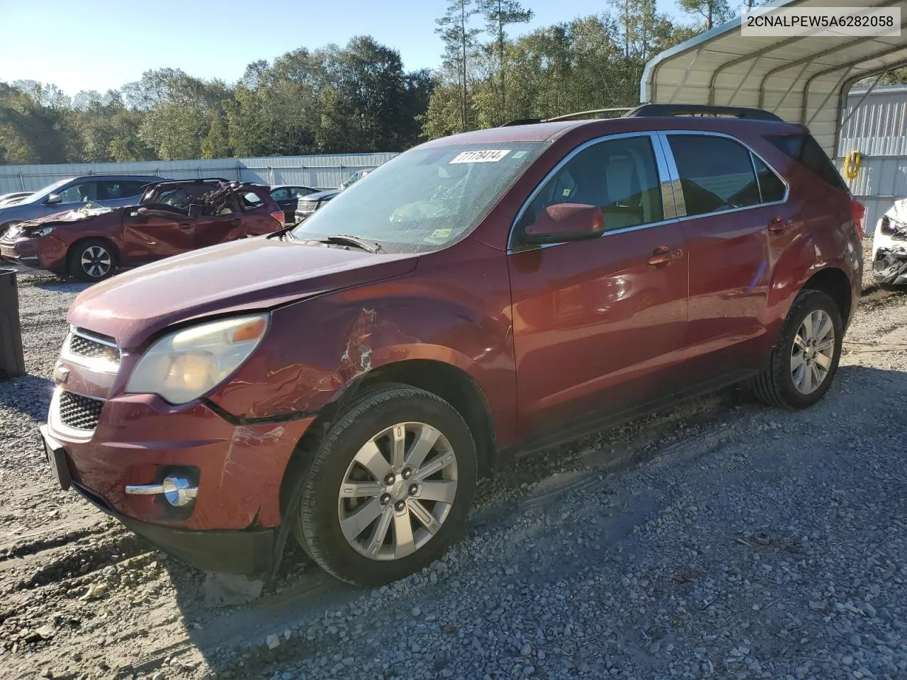 2010 Chevrolet Equinox Lt VIN: 2CNALPEW5A6282058 Lot: 77178414