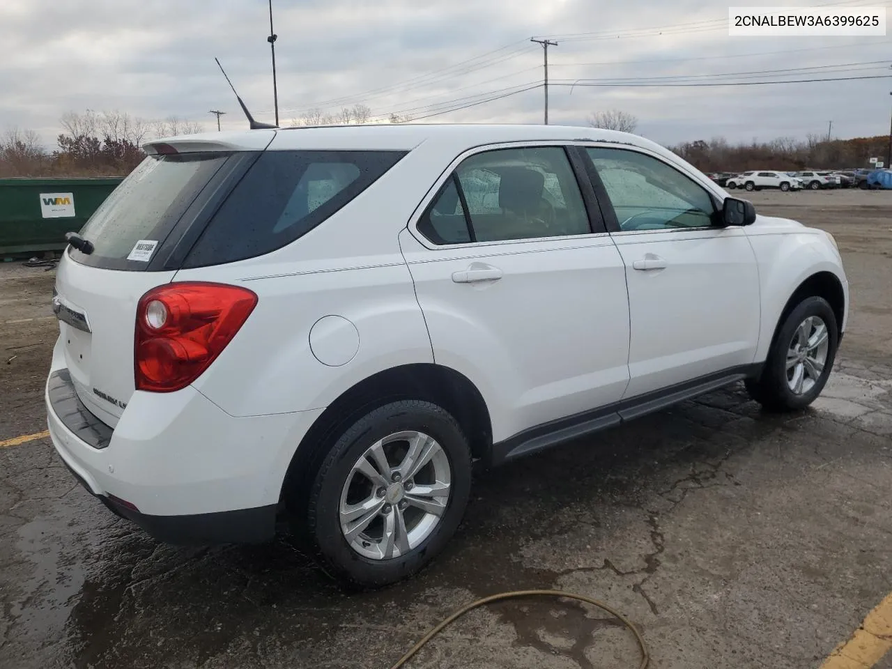 2CNALBEW3A6399625 2010 Chevrolet Equinox Ls