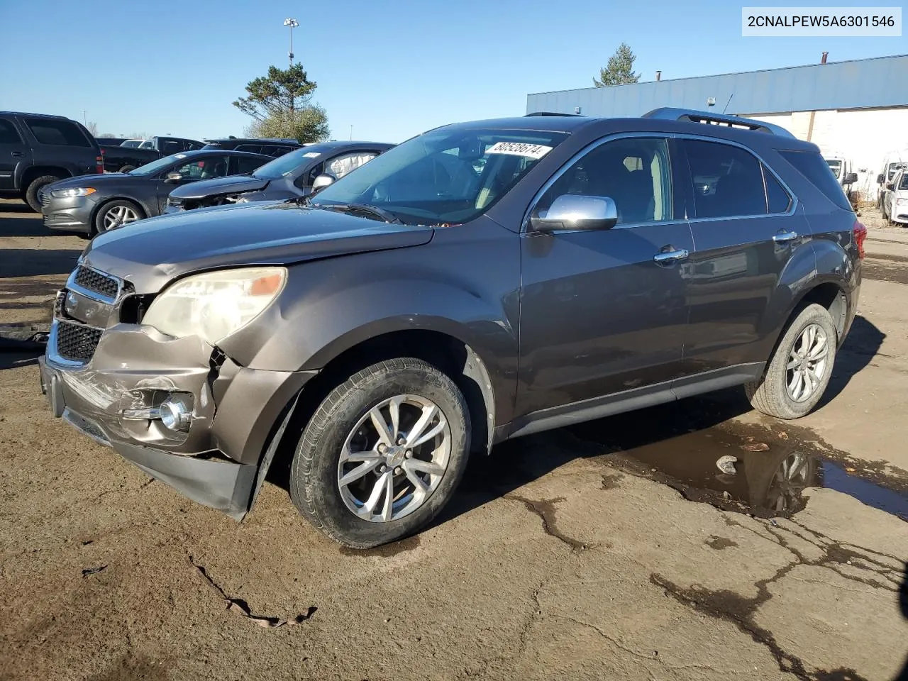 2010 Chevrolet Equinox Lt VIN: 2CNALPEW5A6301546 Lot: 80528674