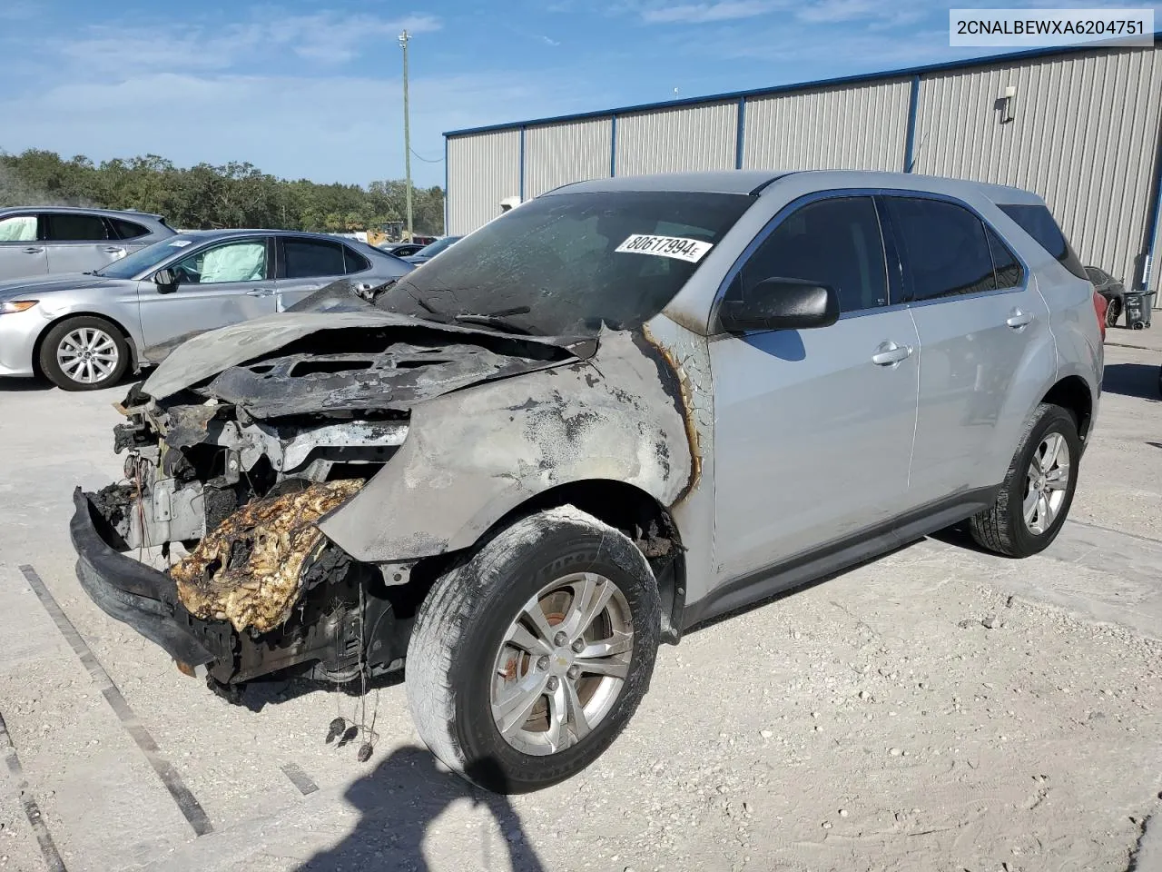 2CNALBEWXA6204751 2010 Chevrolet Equinox Ls