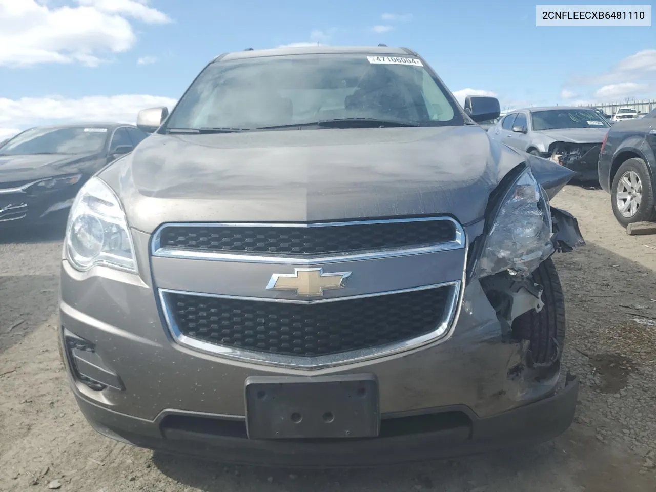 2011 Chevrolet Equinox Lt VIN: 2CNFLEECXB6481110 Lot: 47106004