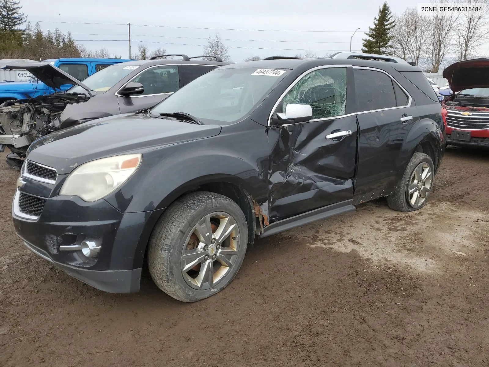 2011 Chevrolet Equinox Ltz VIN: 2CNFLGE54B6315484 Lot: 48497744