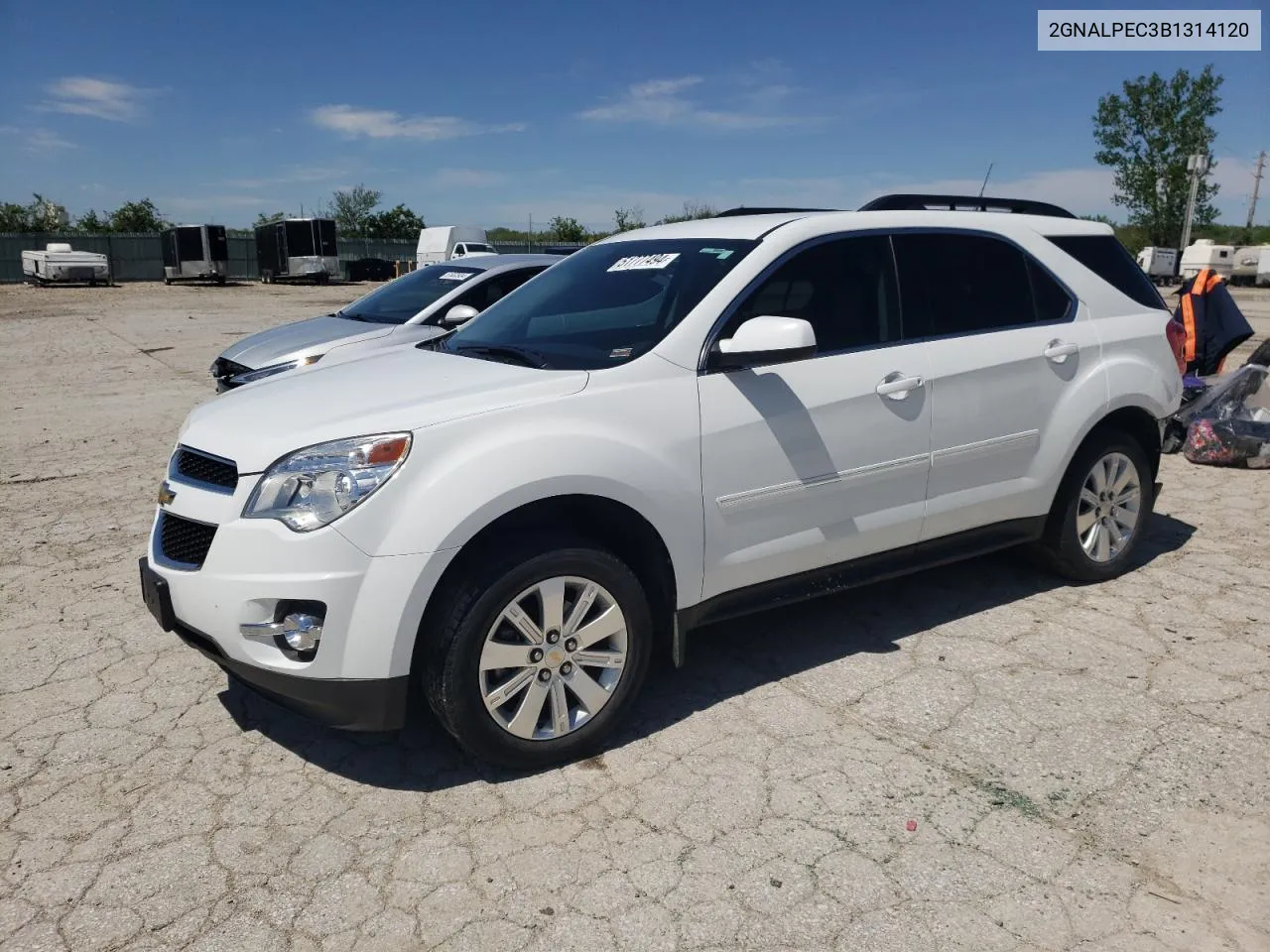 2GNALPEC3B1314120 2011 Chevrolet Equinox Lt