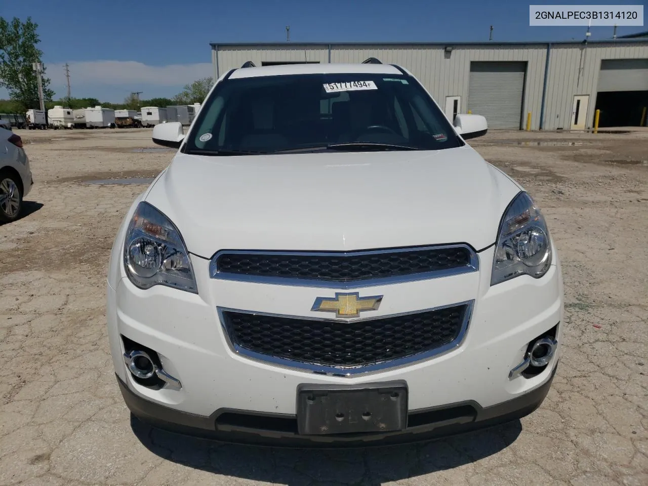 2GNALPEC3B1314120 2011 Chevrolet Equinox Lt