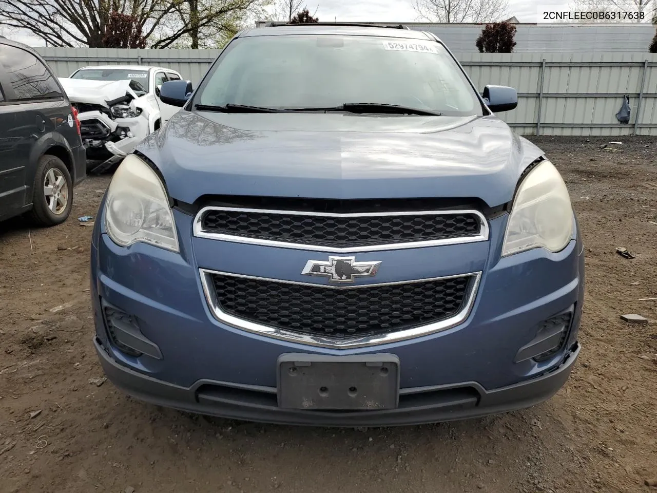 2CNFLEEC0B6317638 2011 Chevrolet Equinox Lt