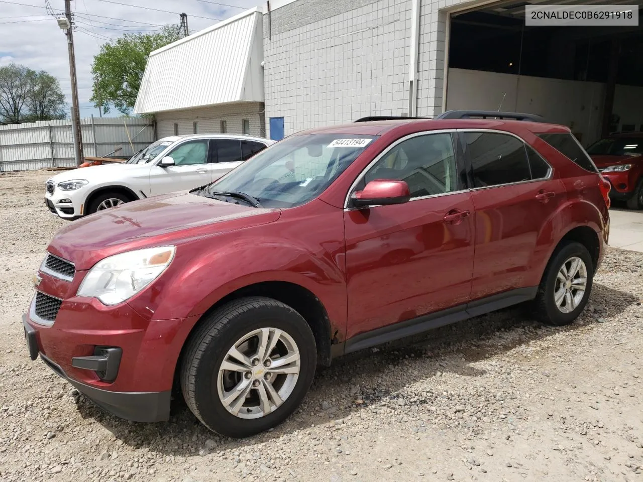 2011 Chevrolet Equinox Lt VIN: 2CNALDEC0B6291918 Lot: 54413194