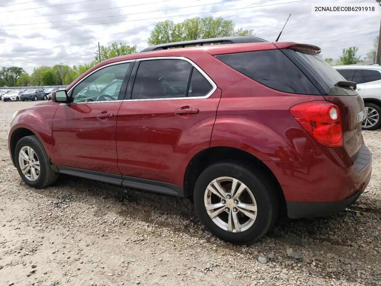 2011 Chevrolet Equinox Lt VIN: 2CNALDEC0B6291918 Lot: 54413194