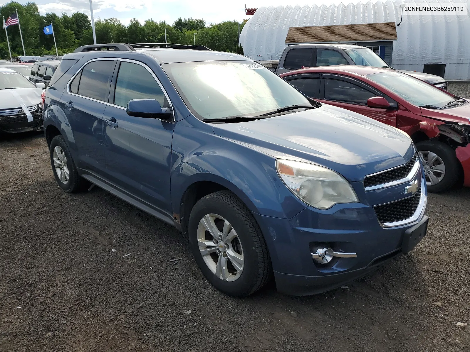 2011 Chevrolet Equinox Lt VIN: 2CNFLNEC3B6259119 Lot: 57135174