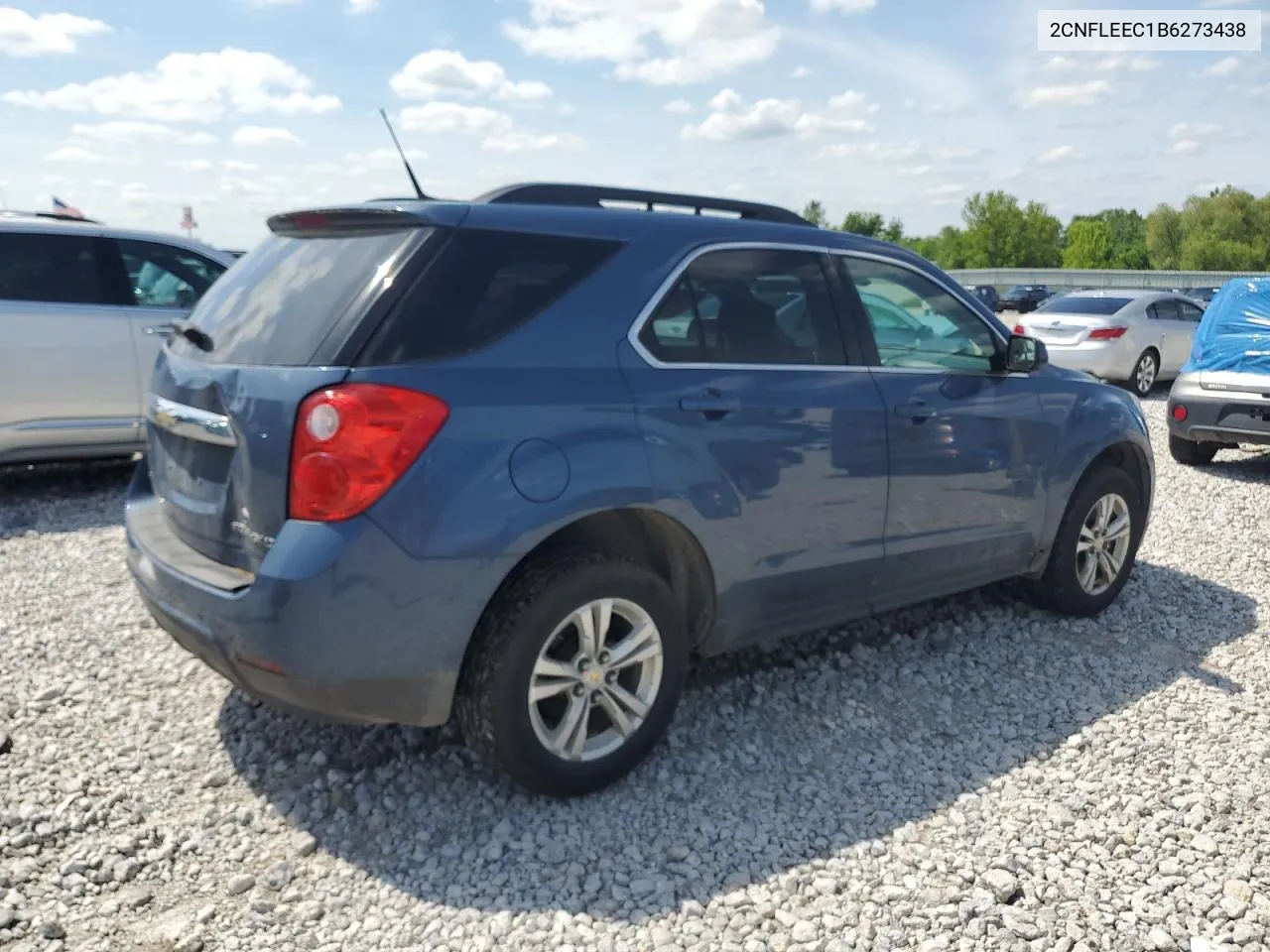 2CNFLEEC1B6273438 2011 Chevrolet Equinox Lt