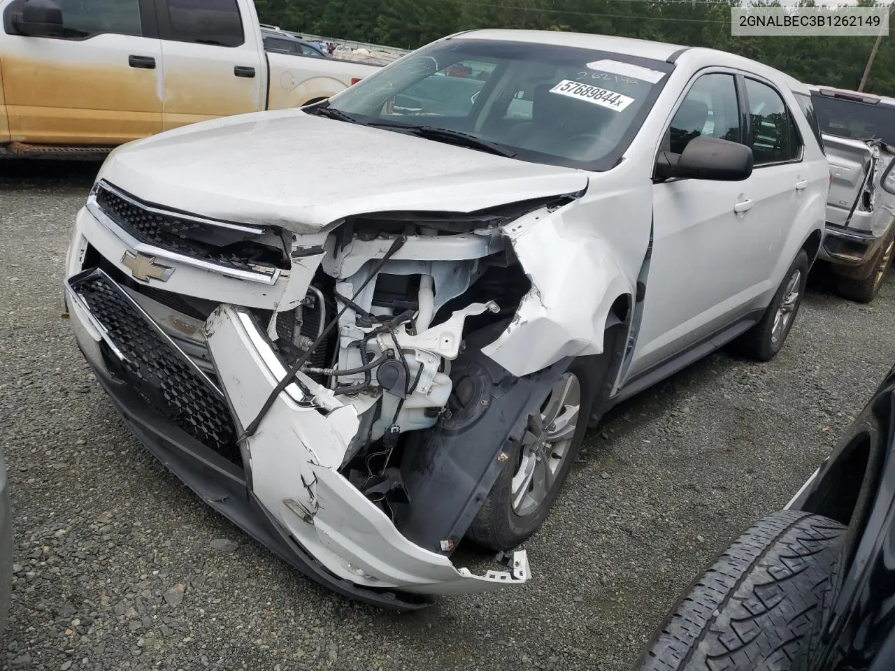 2011 Chevrolet Equinox Ls VIN: 2GNALBEC3B1262149 Lot: 57689844