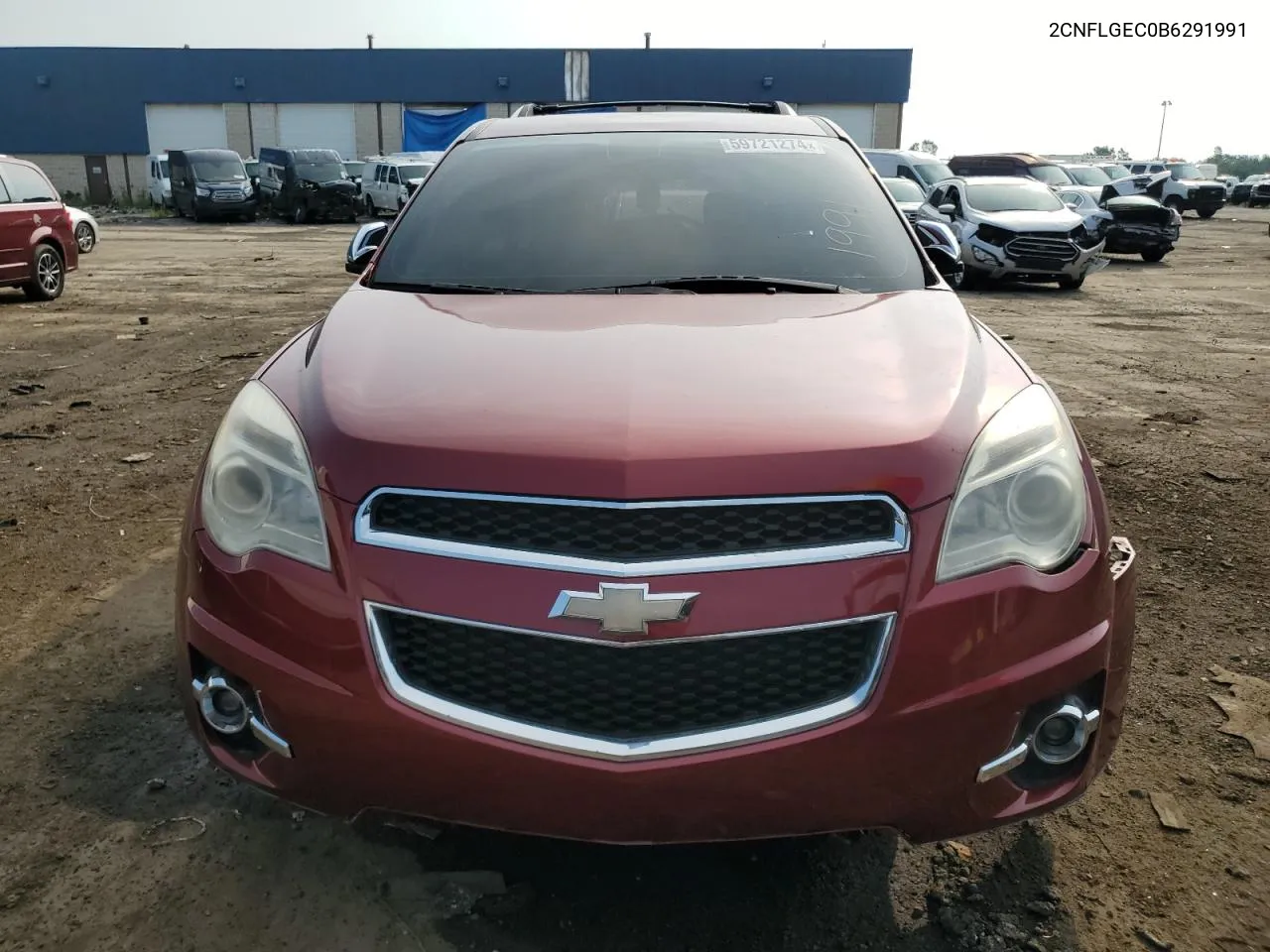 2011 Chevrolet Equinox Ltz VIN: 2CNFLGEC0B6291991 Lot: 59721274