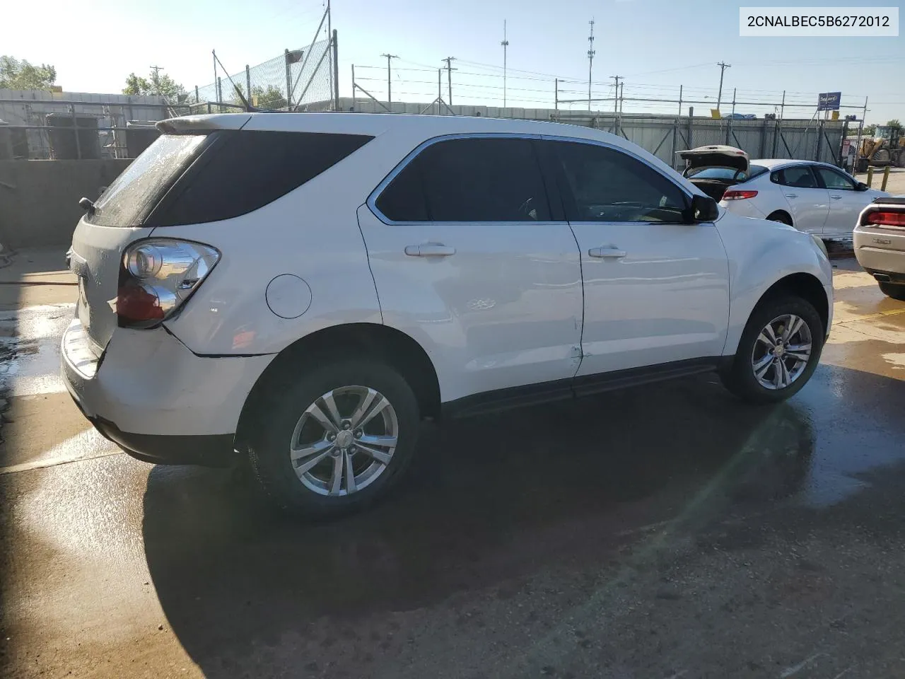 2011 Chevrolet Equinox Ls VIN: 2CNALBEC5B6272012 Lot: 59941814